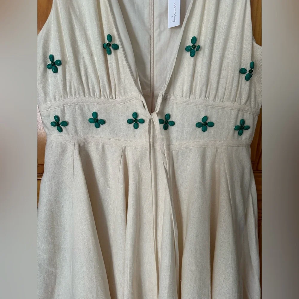 NWT House of Harlow  Cream Dress - Picture 10 of 11